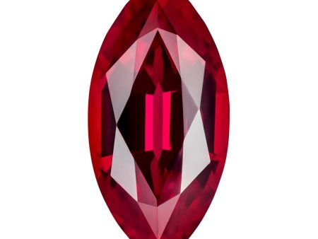 0.50 Carat Marquise Cut Lab-Created Ruby Cheap