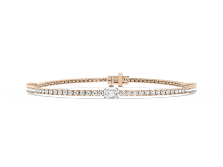 3 Station Tennis Bracelet For Discount