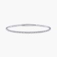 Full-Eternity Round Diamond Flexible Bangle Online now