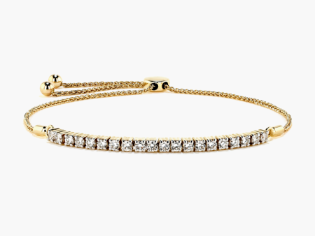 Lab Grown Diamond Bolo Bracelet Fashion