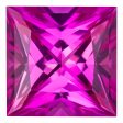 0.31 Carat Princess Cut Lab-Created Pink Sapphire Fashion