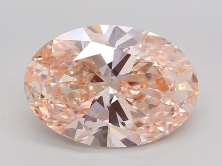 5.23 Carat Oval Cut Lab-Created Diamond Hot on Sale