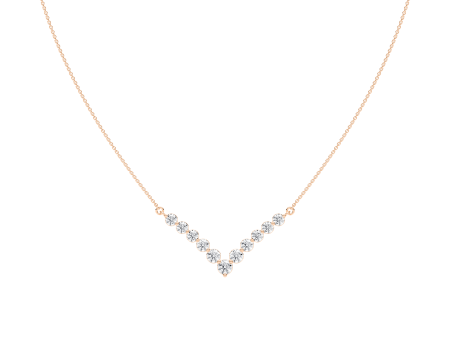 Diamond Radiance V Necklace Cheap