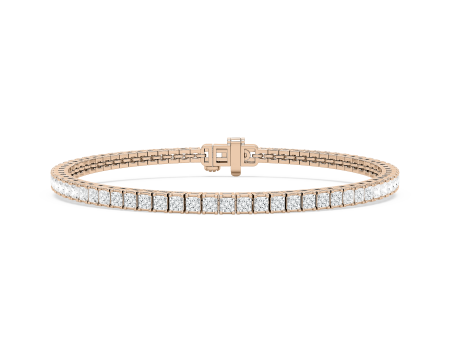 Classic Princess Cut Tennis Bracelet on Sale