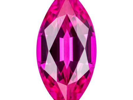 0.50 Carat Marquise Cut Lab-Created Pink Sapphire For Cheap