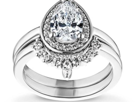 Estelle Wedding Ring Set For Discount