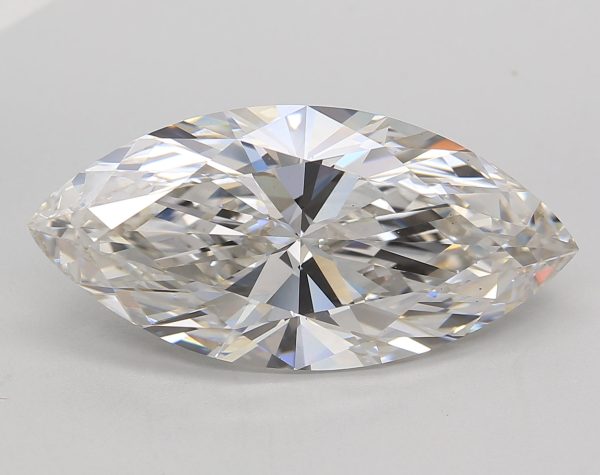 7.22 Carat Marquise Cut Lab-Created Diamond For Sale