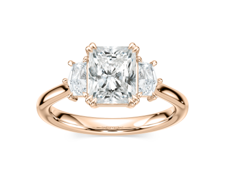 Cadyn Radiant Three Stone Ring Online Sale