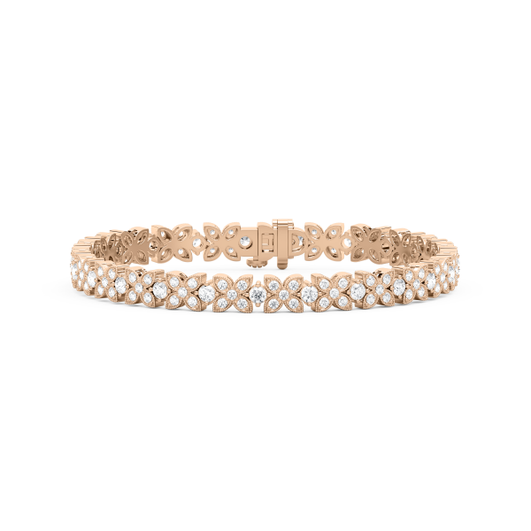 Floral Tennis Bracelet For Discount