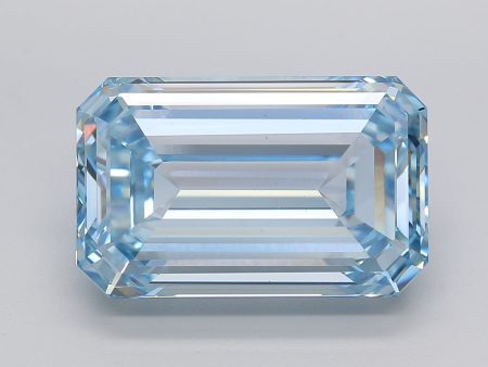 10.21 Carat Emerald Cut Lab-Created Diamond Online Hot Sale