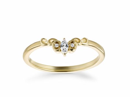 Adelle Accented Wedding Band Online now