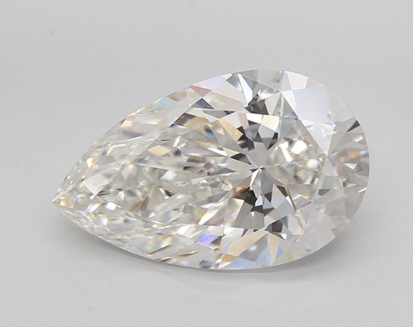 5.23 Carat Pear Cut Lab-Created Diamond on Sale