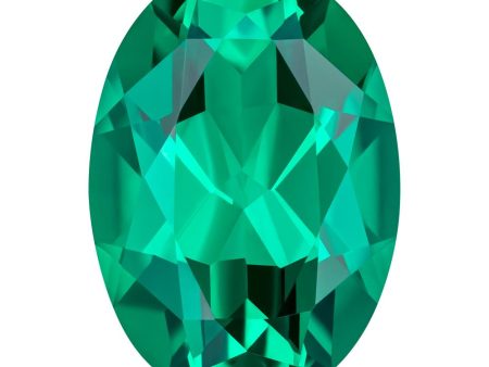 0.18 Carat Oval Cut Lab-Created Emerald Cheap