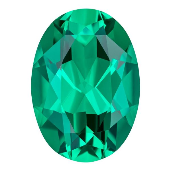 0.18 Carat Oval Cut Lab-Created Emerald Cheap