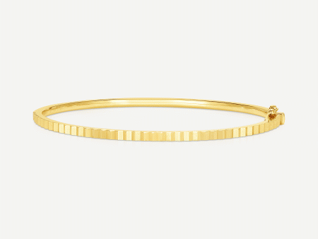 Fluted Gold Bangle Supply